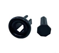 Copertura per coda da hockey su ghiaccio con design a basso profilo, previene i danni e migliora il comfort della presa, sia per la pratica che per il gioco (nero)