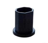 Copertura per coda da hockey su ghiaccio con struttura in plastica leggera e impugnatura ammortizzante per proteggere le estremità dell'asta durante il gioco e la pratica