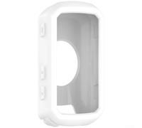 Copertura per computer da bicicletta, in silicone flessibile, anti-goccia, custodia protettiva per GPS Garmin Edge 850 con vestibilità aderente, diversi colori (95 x 56,7 x 20,6 mm) (bianco)