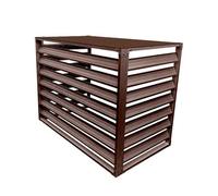 Copertura per condensatore CA in alluminio, unità esterna, copertura decorativa per radiatore, scudo per pompa di calore, supporto per fioriera per migliorare l'appeal del marciapiede