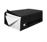 Copertura per condizionatore d'aria 210D Oxford impermeabile antivento RV per Dometic per Brisk II e Coleman-Mach, protezione per tutte le stagioni, nero 81,3 x 73,7 x 38,1 cm (D)