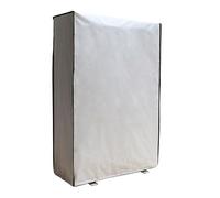 Copertura per condizionatore d'aria da esterno, impermeabile, tessuto Oxford 600D, design con doppia cerniera, adatta a 110 x 45 x 150 cm, protezione resistente alle intemperie per unità AC