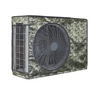 Copertura per condizionatore d'aria da esterno, tessuto Oxford 900D, impermeabile e resistente ai raggi UV, protezione mini split AC (verde, 90 x 62 x 38 cm), protezione resistente alle intemperie per