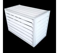 Copertura per condizionatore d'aria divisa per esterni, protezione resistente alle intemperie e recinzione per la privacy per nascondere i sistemi HVAC Protezione durevole per unità esterne