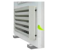 Copertura per condizionatore d'aria esterna, 55 x 55 cm, resistente alle intemperie, protegge le unità CA da esplosioni dirette e facile da installare, essenziale per la protezione HVAC