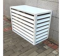 Copertura per condizionatore d'aria esterna in alluminio AC Protect Alloggiamento resistente alle intemperie per unità HVAC e pompe di calore Nascondi e proteggi il tuo condizionatore d'aria (colore