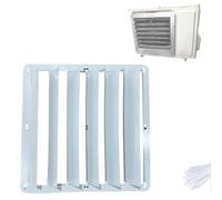 Copertura per condizionatore d'aria esterna, in metallo zincato, per protezione diretta contro i colpi, 46 x 46 cm, resistente alle intemperie