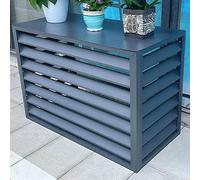 Copertura per condizionatore d'aria in alluminio, protezione resistente alle intemperie per tutte le condizioni atmosferiche, universale, per unità HVAC interne ed esterne, scudo invernale durevole