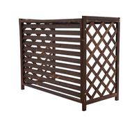 Copertura per condizionatore d'aria in legno per esterni, resistente, per giardino, balcone e terrazza, dimensioni: 81 x 30 x 72 cm e 115 x 54 x 95 cm, protezione resistente alle intemperie ed