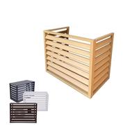 Copertura per condizionatore d'aria, inclinabile a 45° per un flusso d'aria ottimale, facile installazione per unità esterne, protezione resistente alle intemperie, accessori durevoli ed eleganti