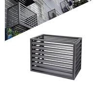 Copertura per condizionatore d'aria per esterni, con pompa di calore che riduce il rumore, con griglia inclinata a 45° per una migliore estetica della facciata