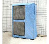 Copertura Per Condizionatore D'aria Per Esterni, Protezione In Tessuto Oxford Spesso Con Rete, Non Necessita Di Smontaggio, Ampia Gamma Di Applicazioni(Blue,105 * 148 * 43cm/41.3 * 58.3 * 16.9in)