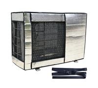 Copertura per Condizionatore Esterno, Copertura Protettiva in Rete per Unità Esterna, Pellicola Riflettente in Alluminio(88 * 60 * 35cm)