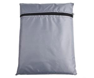 Copertura per congelatore esterno in tessuto Oxford 210D, impermeabile, antipolvere, resistente ai raggi UV, con prese d'aria e maniglie, compatibile con congelatori da 7 metri cubi, nero (bianco1)