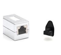 Copertura per connettore RJ45, presa rapida e sicura, protezione del cavo, protegge da spruzzi d'acqua, trucioli di polvere (16, presa RJ45)