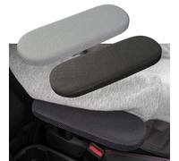 Copertura per console centrale per bracciolo auto, per Mini Cooper E SE J01 J05 2024 2025 2026, con lavorazione a maglia e materiale in pelle (grigio)