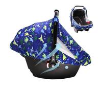 Copertura per corriere per bambini, cover del seggiolino per bambini | Seggiolino per auto antivento per bambini Protettore baldacchino - Copertina da sole tra passeggino a prova di allevamento con ve