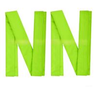 Copertura per corrimano in nylon verde, antiscivolo, confezione da 2 | Tessuto in nylon testurizzato, presa salda, impedisce lo scivolamento, sicurezza della piscina, barre per esercizi