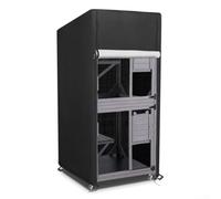 Copertura per cuccia per gatti da esterno, resistente alle intemperie, tessuto Oxford 210D, copertura protettiva per recinti per gatti, gabbie per cani e recinzioni per animali domestici, nero, 72 x