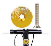Copertura per Cuffie da Bicicletta, Tappo per Cuffie, Copertura dello stelo della Anteriore della Bicicletta, Tappo per Cuffie con Tubo in lega di Alluminio per