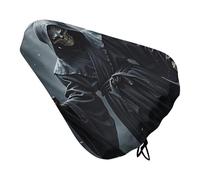 Copertura per cuscino per sella della bici Grim Reaper Cuscino per sella della bici Copertura antipioggia con coulisse Protezione impermeabile Cuscino per sella per bici