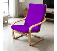 Copertura per Cuscino Sedia Poang Copri Cuscino Elastico Coprisedia con Braccioli,A