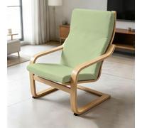 Copertura per Cuscino Sedia Poang Copri Cuscino Elastico Coprisedia con Braccioli,M