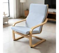 Copertura per Cuscino Sedia Poang Copri Cuscino Elastico Coprisedia con Braccioli,R