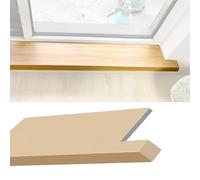 Copertura per davanzale della finestra con finitura in legno, estensione in acrilico composito per sostituzione/ristrutturazione, ideale per applicazioni su scale, gradini e porte