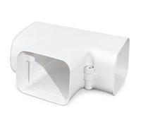 Copertura per del Climatizzatore, 130×80 raccordo a T, 18cm | Materiale plastico rigido, climatizzatore, Protezione linee interne, Per montatori condizionatori