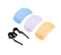 Copertura per Diffusore Flash Pop-up 3 in 1 per Fotocamere DSLR SLR, Esposizioni a densità Uniforme, Luce Avvolgente Morbida, Riduzione delle Ombre