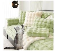 Copertura per Divano Angolare, Copridivano Peluche 3/2/4/1 Posti,Copridivani con Penisola Grande, Antiscivolo Telo Protezione del Divano Anti Graffio dei Gatti,Lavabile(Size:70 * 210cm,Color:C)