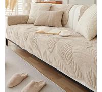 Copertura per Divano da 1-4 Posti - Trapuntata e Reversibile, Protettore Antiscivolo Lavabile per Divani Angolari a L Coffeebrown 70 * 180cm/27.56 * 70.87in