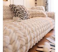 Copertura Per Divano In Pile Con Retro Antiscivolo - Plaid Pesante E Spesso Per Divano, Protezione In Pile Amica Degli Animali Il Calore Invernale gray 45*45cm/17.7*17.7in Pillow Cover with Insert