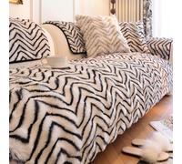 Copertura Per Divano In Pile Con Retro Antiscivolo - Plaid Pesante E Spesso Per Divano, Protezione In Pile Amica Degli Animali Il Calore Invernale black 90 * 180cm/35.4 * 70.9in