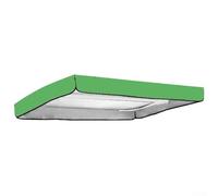 Copertura per dondolo da giardino, ideale per due o tre posti, per altalene, protezione UV e materiale (249 x 185 x 18 cm, verde)