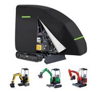 Copertura per escavatore, copertura protettiva per escavatore, copertura protettiva per escavatore, copertura 420D per mini escavatore, 800-1600 kg, pioggia, neve, polvere, foglie, protezione UV