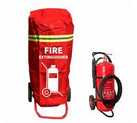 Copertura per estintore per carrello - Custodia protettiva resistente antincendio con ruote, resistente a graffi e graffi (adatta a 50 kg, 1 pezzi)