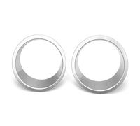 Copertura per fari auto Copertura Faro Anteriore Auto Per Jeep Per Wrangler JK 2007-2017 Accessori(ARGENTO)