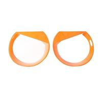 Copertura per fari auto Per Jeep Per Renegade 2016 2017 2018 Accessori Per La Copertura Della Decorazione Del Faro Anteriore Dell'auto(Arancia)