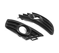 Copertura per fendinebbia, coppia di paraurti anteriore di colore nero, griglia per fendinebbia adatta per Citroen C4 2004-2007