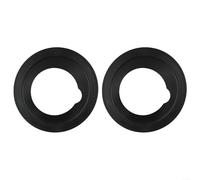 Copertura per fendinebbia paraurti anteriore compatibile con BMW X3 E83 dal 2004 al 2006, numero di parte 51113400911 51113400912, corrispondenza delle specifiche di fabbrica (1 coppia)