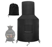 Copertura per focolare all'aperto - Copertura per caminetto da giardino, copertura resistente alle intemperie | Copertura di protezione multifunzionale per focolari con coulisse, copertura per