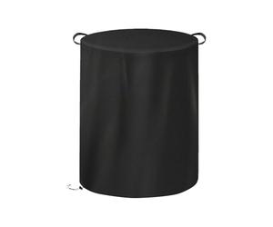 Copertura per focolare - antivento e resistente alle intemperie | per colonna di fuoco in giardino come protezione dalla polvere | Protezione dal sole, dalla neve, dalle foglie, dalla pioggia, dallo