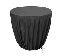 Copertura per fontana da giardino, in tessuto Oxford 210D, impermeabile, per esterni, per vasca degli uccelli, antipolvere, per cortile e laghetto (nero, 61 x 46 cm)