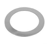 Copertura per fori per tubi in acciaio inox per camino a gas e accessori da bagno con design a telaio diviso (160 mm)