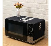 Copertura per forno a microonde con design a lettere, in materiale non impermeabile Tagli UnicaLettereTessuto