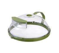 Copertura per forno a microonde - Copertura antispruzzo per microonde, protezione antispruzzo per cucina, protezione antiolio | Scudo di conservazione dello scaldavivande domestico Prese d'aria per va