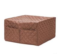 Copertura per forno a microonde e cucina, con protezione antipolvere e custodia, realizzata in cotone pongee di lunga durata per mantenere la pulizia dell'apparecchio (marrone)