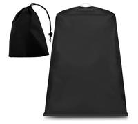 Copertura per forno da esterno Ninja Woodfire serie OO101 sul suo supporto, copertura per forno per pizza con fascia di fissaggio inferiore, panno Oxford 420D resistente alle intemperie, accessori per